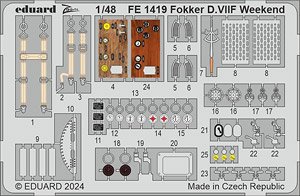 フォッカー D.VIIF ズームエッチングパーツ (エデュアルド用) (プラモデル)