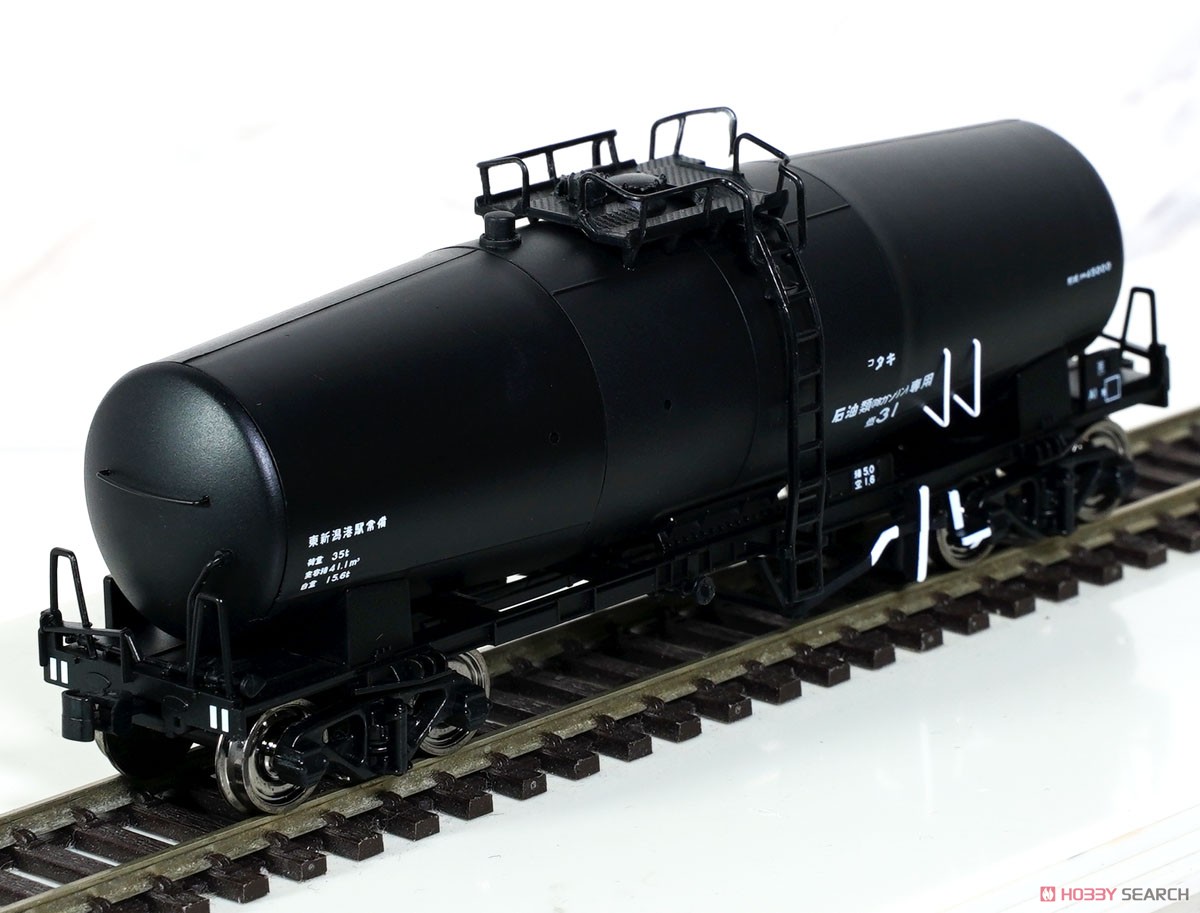 1/80(HO) TAKI45000 Permanent Higashi-Nigatako Station Printed, Bogie TR41D, w/Decal & Instant Lettering (Showa Oil, Shell, JOT) (2-Car Set) (Pre-colored Completed) (Model Train) 商品画像3