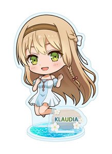 ライザのアトリエ ～常闇の女王と秘密の隠れ家～ ぷちちょこアクリルスタンド 【クラウディア・バレンツ】水着ver (キャラクターグッズ)