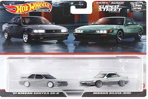 ホットウィール プレミアム 2パック`91 日産セントラ SE-R / 日産 シルビア (S13) (玩具)