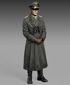 (75mm) WWII DAK 砂漠の狐 エルヴィン・ロンメル元帥 立像 (プラモデル)