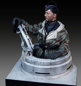 WWII ドイツ 冬期装備の戦車長(タイガーI重戦車初期型キューポラ付) (プラモデル)