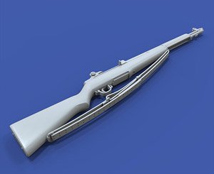 WWII アメリカ M1ガーランド小銃(3Dプリント製) (プラモデル)