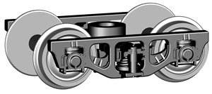 16番(HO) TR63F (プレート車輪付) (1両分) (鉄道模型)