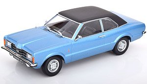 Ford Taunus GT Sedan 1971 Vinyl Roof Blue Metallic / Matt Black (Diecast Car)