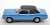 Ford Taunus GT Sedan 1971 Vinyl Roof Blue Metallic / Matt Black (Diecast Car) Item picture3