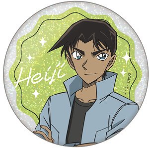 名探偵コナン ホログラム缶バッジ (きらっシリーズ 平次) (キャラクターグッズ)