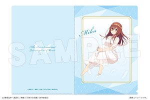 [The Quintessential Quintuplets] A4 Clear File Ver. Angel 03 Miku Nakano (Anime Toy)