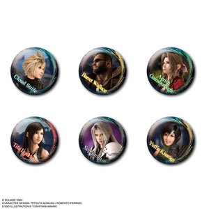 Final Fantasy VII Rebirth Can Badge Collection (Set of 12) (Anime Toy)