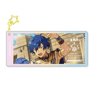 [Ensemble Stars!!] Memorial Aurora Ticket Charm -SHUFFLE- 39. Jun Sazanami (Anime Toy)
