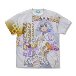 Date A Live IV Origami Tobiichi Full Graphic T-Shirt Revealed Ver. White L (Anime Toy)