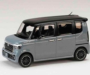 Honda N-BOX CUSTOM Slate Gray Pearl & Black (Diecast Car)
