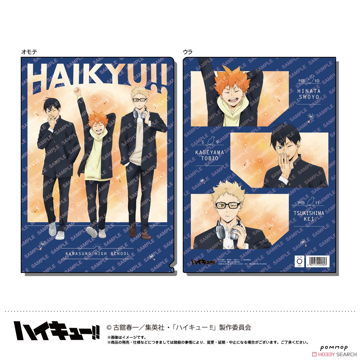 Haikyu!! Clear File -Weather Copyright Vol.2 - (A Karasun) (Anime Toy) Item picture1