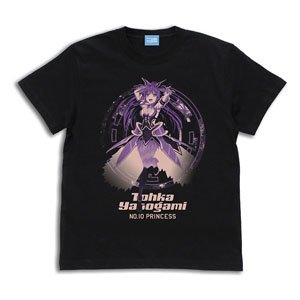 Date A Live IV Tohka Yatogami T-Shirt Revealed Ver. Black L (Anime Toy)