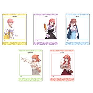 アクリルカード 「五等分の花嫁∽」 01 大阪デートver. ボックス (描き下ろしイラスト) (5個セット) (キャラクターグッズ)