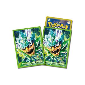 ポケモンカードゲーム デッキシールド プレミアム・グロス テラスタルオーガポン みどりのめん (カードスリーブ)