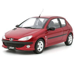 Peugeot 206 (S16) 1999 (Red) (Diecast Car)