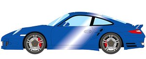 Porsche 911 (997.2) Turbo 2010 アクアブルーメタリック (ミニカー)