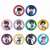 Detective Conan Can Badge Deformed Penguin Ver. (Set of 10) (Anime Toy) Item picture1