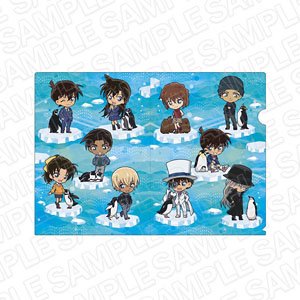 Detective Conan Clear File Deformed Penguin Ver. (Anime Toy)