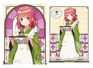 五等分の花嫁∽ 青柳総本家 A4クリアファイル&ミニポスター 中野二乃 (キャラクターグッズ)