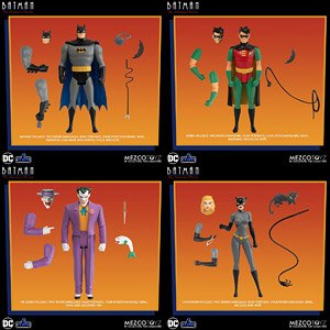 5ポイント/ バットマン アニメイテッド シリーズ: 3.75インチ アクションフィギュア 4体セット (完成品)