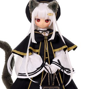 45cm Original Doll s*t*j x Iris Collect Petit Fururu -Fluffy Holy Kitten.- Black Cat Ver. (Fashion Doll)