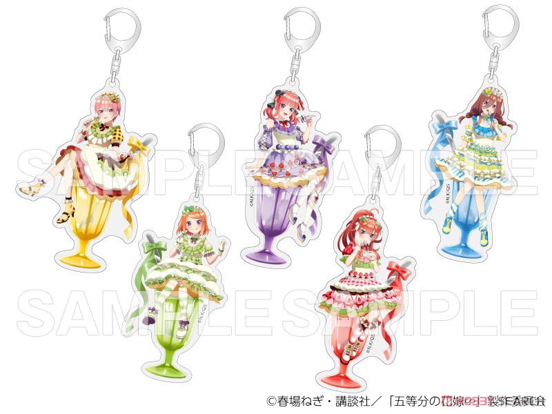 The Quintessential Quintuplets Specials Acrylic Key Ring [Miku Nakano] Parfait Dress Ver. (Anime Toy) Other picture1