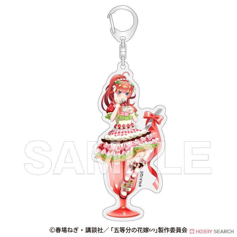 The Quintessential Quintuplets Specials Acrylic Key Ring [Itsuki Nakano] Parfait Dress Ver. (Anime Toy) Item picture1