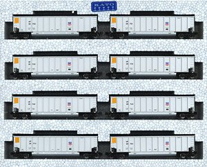 Bethgon Coalporter Eight Car Set Union Pacific (UP) (8-Car Set) (Model Train)