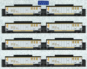 Bethgon Coalporter Eight Car Set CSX (8-Car Set) (Model Train)
