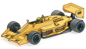 ロータス ホンダ 99T アイルトン・セナ モナコGP 1987 モナコGP初優勝 ウェザリング仕様 (ミニカー)