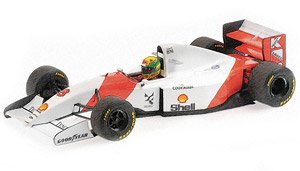 マクラーレン フォード MP4/8 アイルトン・セナ ブラジルGP 1993 ウィナー ウェザリング仕様 (ミニカー)