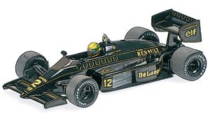 Lotus Renault 98T Ayrton Senna German GP 1986 Dirty Version (Diecast Car)