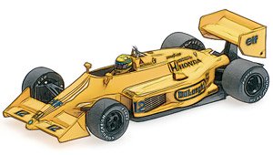 Lotus Honda 99T Ayrton Senna Monaco GP 1987 Monaco GP Winner Dirty Version (Diecast Car)