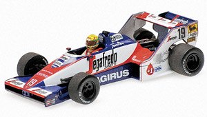 Toleman Hart TG183B Ayrton Senna Brazil GP 1984 2nd Dirty Version (Diecast Car)