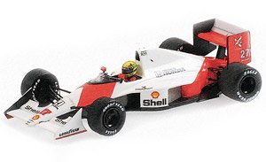 マクラーレン ホンダ MP4/5B アイルトン・セナ 1990 ワールドチャンピオン ウェザリング仕様 (ミニカー)