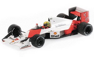 マクラーレン ホンダ MP4/5B アイルトン・セナ 1990 ワールドチャンピオン ウェザリング仕様 (ミニカー)