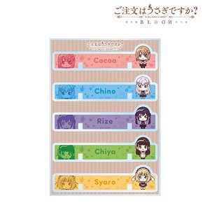 Is the Order a Rabbit? Bloom Chokonto! Desktop Acrylic Perpetual Calendar Dress Up Parts Ver.B (Anime Toy)