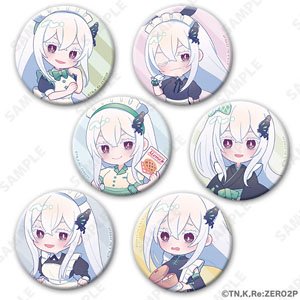 Re:Zero -Starting Life in Another World- Trading Can Badge Echidna ga Ippai Ver. [Ippai Series] (Set of 6) (Anime Toy)