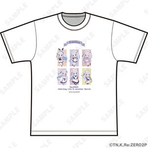 Re:ゼロから始める異世界生活 いっぱいTシャツ エミリアがいっぱいVer. [いっぱいシリーズ] (キャラクターグッズ)