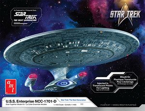 New Star Trek U.S.S. Enterprise NCC-1701-D Clear Edition (Plastic model)