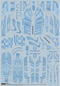 New Star Trek U.S.S. Enterprise Aztec Decal Set for NCC-1701-D (Plastic model)