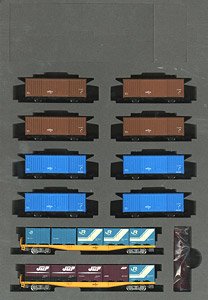 J.R. Tokaido Main Line / Paper Transport Cargo Train Set (10-Car Set) (Model Train)