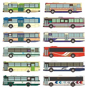 The Bus Collection Vol.33 Mitsubishi Fuso Aero Star Long, Short Body Bus (12 Types + Secret / Set of 12) (Model Train)