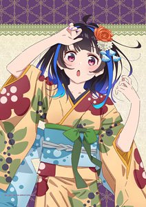 Rent-A-Girlfriend Season 3 [Especially Illustrated] B2 Tapestry Mini Yaemori (Kimono Ver.) (Anime Toy)