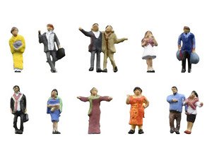 The Human 120-2 People in Entertainment District A2 (Model Train)