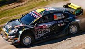 Ford Puma Rally1 No.28 M-SPORT Ford World Rally Team Rally Chile 2023 A. Heller - L.E. Allende (Diecast Car)