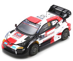 TOYOTA GR Yaris Rally1 HYBRID No.33 TOYOTA GAZOO Racing WRT Winner Rally Finland 2023 E. Evans - S. Martin (Diecast Car)
