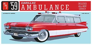 1959 Cadillac Ambulance w/Stretcher (Model Car)